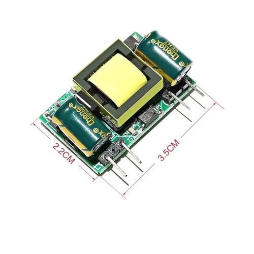 Schaltnetzteil-Adapter Isoliertes Schaltnetzteilmodul AC 100–240 V auf DC 5 V 1,5 A 2 A 9 V 6 A 12,5 V 2 A Spannungsregler Industrie-Bare-Board(5V 1.5A) von LOMCOT