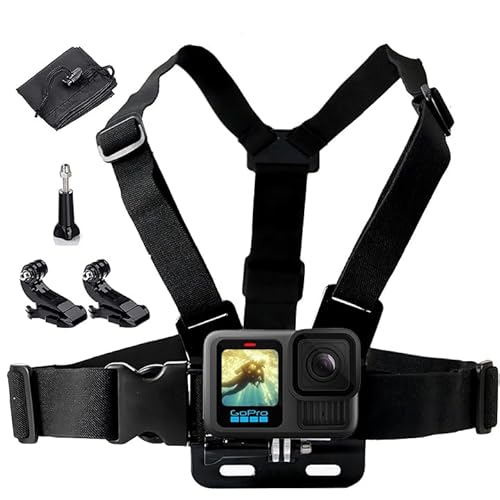 Action-Kameragurte, kompatibel mit Allen Gopro- und Action-Kameras (Brustgurt) von LONDON FAB