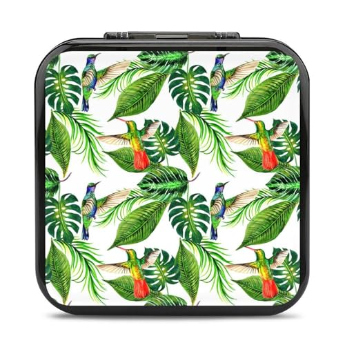 LONGHJ Tropical Hawaii Palm Switch Game Holder Case mit 12 Patronenfächern, tragbare Spielkarten-Organizer-Box von LONGHJ
