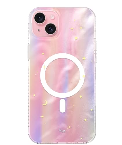 LONLI Hue Schutzhülle für iPhone 15 [Kompatibel mit Magsafe] Traumhafte Nacht-Handyhülle [360° Stoßdämpfende Stoßdämpfer] Niedliche, einzigartige und ästhetische Handyhülle für Mädchen und Frauen von LONLI