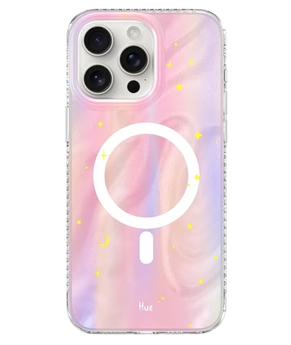 LONLI Hue Schutzhülle für iPhone 15 Pro Max [Kompatibel mit Magsafe] Dreamy Night Handyhülle [360° Stoßdämpfende Stoßdämpfer] Niedliche, einzigartige und ästhetische Handyhülle für Mädchen und Frauen von LONLI