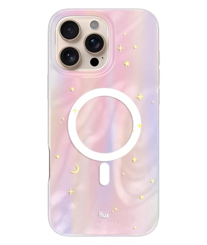 LONLI Hue - for iPhone 16 Pro Case [Compatible with Magsafe] - Dreamy Night Phone Case - [360° Shock-Absorbent Bumper] - Cute, Unique and Aesthetic Phone Cover for Girls and Women von LONLI