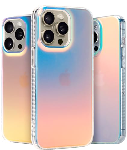 LONLI Hue – für iPhone 14 Pro (6,1 Zoll) – fluoreszierend, schillernd, durchscheinend, matt, für Damen, Mädchen und Herren von LONLI