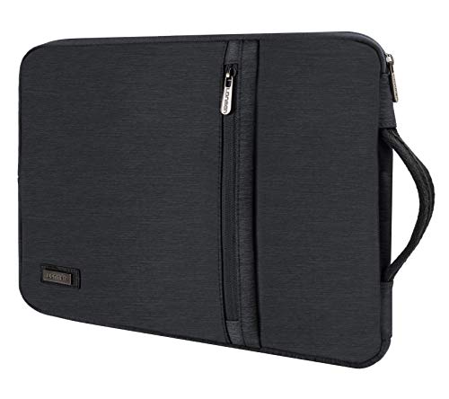 LONMEN 14 Zoll Laptop Sleeve Tasche mit Griff für 14 Zoll Lenovo Chromebook S330 / ThinkPad A475 A485 E485 T480s / HP ProBook 640 645 G4 / Dell Inspiron 5480 5481 5482 5490 Chromebook 14, Dunkelgrau von LONMEN