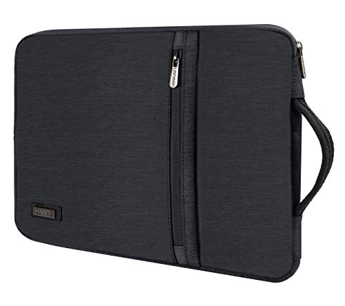 LONMEN Snow Dreht Seide Wasserdicht Tablet Tasche Laptop Sleeve Schutzhülle Mehrfarbig schwarz grau 15-15.6 inch von LONMEN