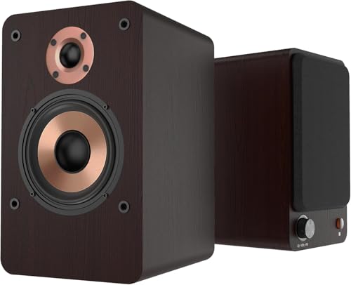 LONPOO Bluetooth Regallautsprecher mit USB, 100W Aktiv-Lautsprecher, USB/AUX-in/Optisch/Koaxial, 4" Woofer und 1" Tweeter Stereo Lautsprecher Boxen LONPOO Bluetooth Regallautsprecher mit USB, 100W Aktiv-Lautsprecher, USB/AUX-in/Optisch/Koaxial, 4" Woofer und 1" Tweeter Stereo Lautsprecher Boxen von LONPOO