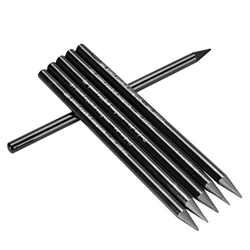 6 stücke Bleistift Graphite ohne holz HB 2B 4B 6B 8B EE Pencils Schüler Erwachsene Maler Anfänger Schulanfänger Holzbleistifte Schule Grundschule Kindergarten bruchfest Kunst malen Skizzieren Zeichnen von LONTG