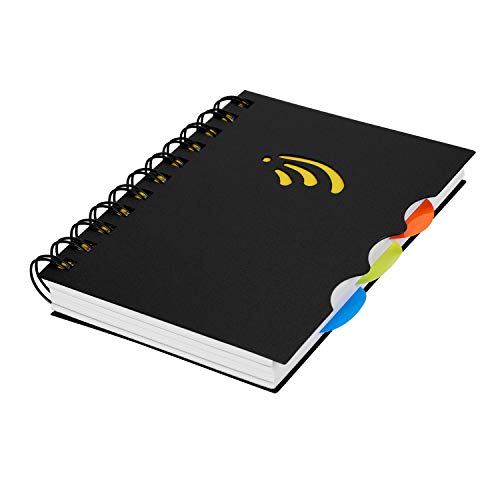 Notizbuch A6 Spiralbindung Notebook PVC Spiralbuch Hardcover Spiralblock Büro Schule Notizheft Schüler Studenten Tagebuch Schreibblock Doppelspirale Schreibheft mit Klassifizierung Funktion Notizbuch A6 Spiralbindung Notebook PVC Spiralbuch Hardcover Spiralblock Büro Schule Notizheft Schüler Studenten Tagebuch Schreibblock Doppelspirale Schreibheft mit Klassifizierung Funktion von LONTG
