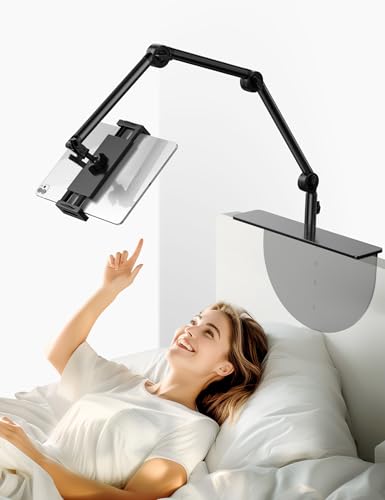LONZOTH 2024 Neues Upgrade Tablet Ständer für Bett mit schwereren breiteren Drop-in Bedside Gap Base, Tablet Halterung Tisch Verstellbarer iPad Ständer für iPad Pro Air Mini, Samsung Tab, 4.7-12.9" LONZOTH 2024 Neues Upgrade Tablet Ständer für Bett mit schwereren breiteren Drop-in Bedside Gap Base, Tablet Halterung Tisch Verstellbarer iPad Ständer für iPad Pro Air Mini, Samsung Tab, 4.7-12.9" von LONZOTH