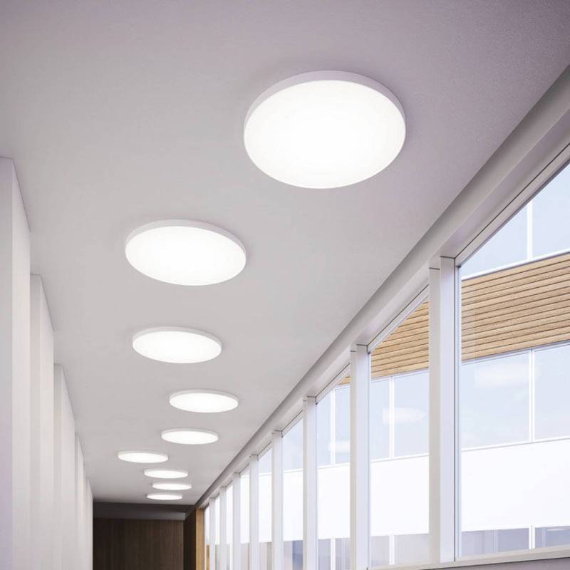 LOOM DESIGN LED-Deckenleuchte Lucia, weiß, Ø 60 cm Aluminium von LOOM DESIGN