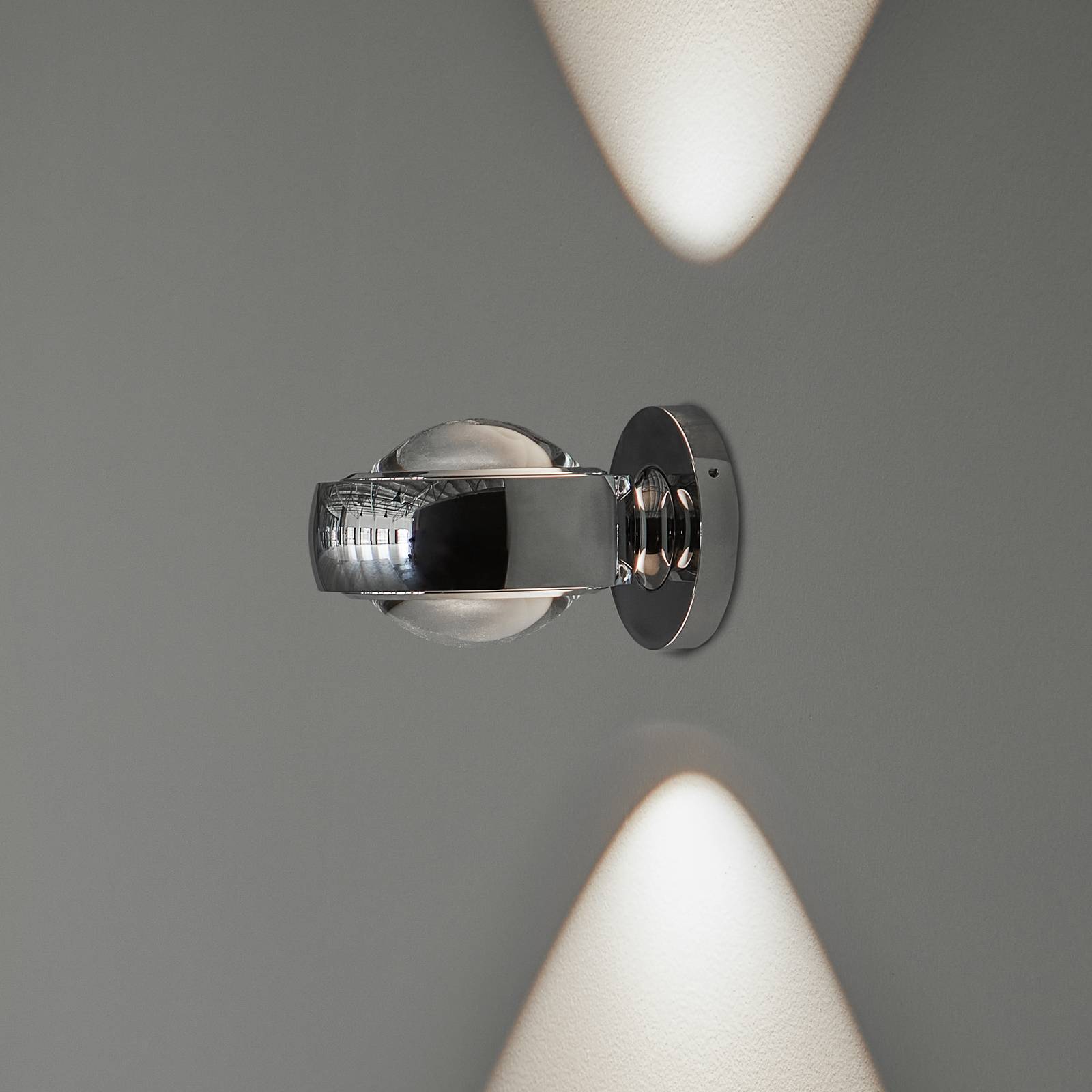 LOOM DESIGN LED-Wandlampe Optic chromfarben Aluminium Ø 12cm LOOM DESIGN LED-Wandlampe Optic chromfarben Aluminium Ø 12cm von LOOM DESIGN