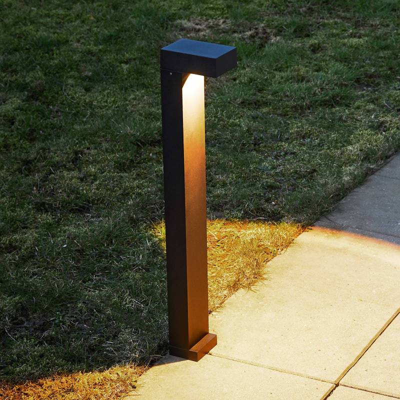LOOM DESIGN LED-Wegeleuchte Arn, corten, Höhe 70 cm, Alu von LOOM DESIGN