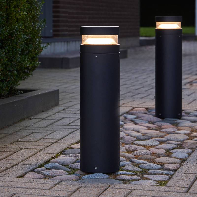 LOOM DESIGN LED-Wegeleuchte Baldur, schwarz, Höhe 60 cm, Alu von LOOM DESIGN