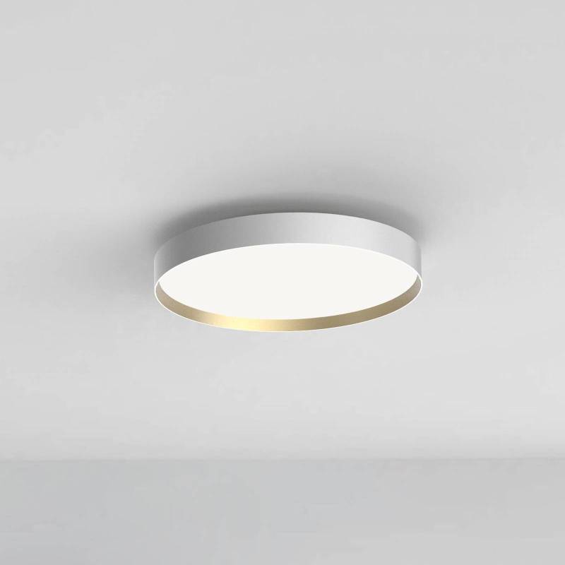LOOM DESIGN LED-Deckenleuchte Lucia, weiß/goldfarben Ø 45 cm von LOOM DESIGN