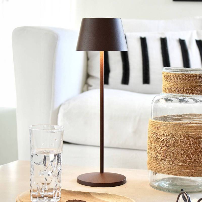 LOOM DESIGN Modi LED-Terrassenleuchte, corten von LOOM DESIGN