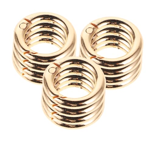 LOORGVEL 16Stücke Metall Schlüsselring Clips Karabinerhaken mit Federspaltringen Vielseitige Schlüsselanhänger Ringe für Taschen Handyhüllen und DIY Projekte LOORGVEL 16Stücke Metall Schlüsselring Clips Karabinerhaken mit Federspaltringen Vielseitige Schlüsselanhänger Ringe für Taschen Handyhüllen und DIY Projekte von LOORGVEL