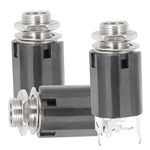 LOORGVEL 3Stücke Gitarren Audio Jack Buchsenanschluss für Mikrofone Lautsprecher Langlebig Installieren für Musikinstrumente Audio Zubehör LOORGVEL 3Stücke Gitarren Audio Jack Buchsenanschluss für Mikrofone Lautsprecher Langlebig Installieren für Musikinstrumente Audio Zubehör von LOORGVEL