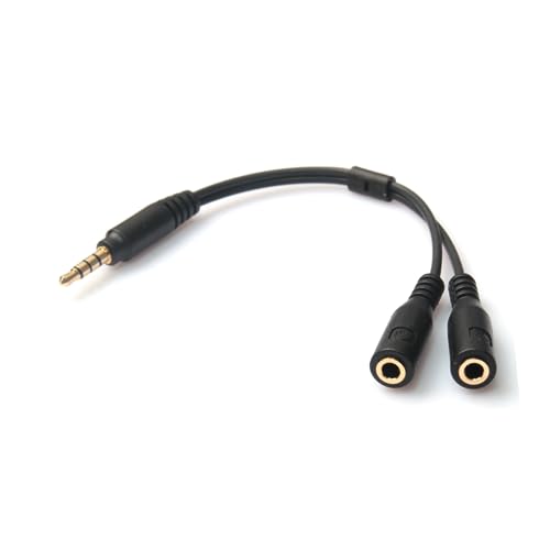 LOORGVEL Klinkenstecker Buchsen Y Splitter Kabeladapter für Kopfhörer Mikrofon Kompatibel mit Ermöglicht die Nutzung Älterer Audiozubehörteile LOORGVEL Klinkenstecker Buchsen Y Splitter Kabeladapter für Kopfhörer Mikrofon Kompatibel mit Ermöglicht die Nutzung Älterer Audiozubehörteile von LOORGVEL