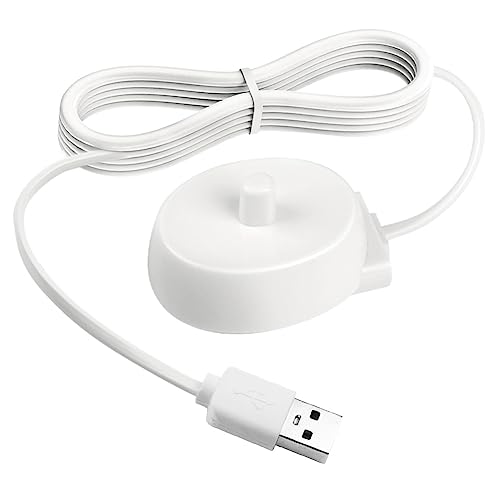 LOPHE Elektrisches Zahnbürsten Ladegerät, Wasserdichtes Induktive Ladebasis für Oral-B Elektrische Zahnbürste, Netzkabel Ladestation für Oral-B USB-Steckdose, Tragbares Reiseladegerät Zubehör LOPHE Elektrisches Zahnbürsten Ladegerät, Wasserdichtes Induktive Ladebasis für Oral-B Elektrische Zahnbürste, Netzkabel Ladestation für Oral-B USB-Steckdose, Tragbares Reiseladegerät Zubehör von LOPHE