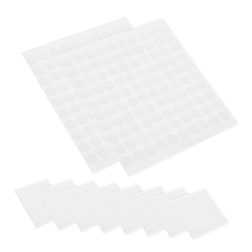 LOPUNER 1000 Stück Doppelseitige Klebepunkte Aus Klarem Acryl, Abnehmbarer, Klebriger, Selbstklebender Kitt, Runde Punkte, Acryl, Klebriger Kitt, Wasserfest, Punktaufkleber Für von LOPUNER