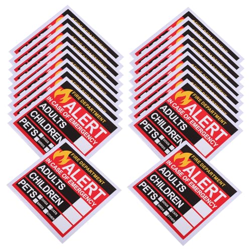 LOPUNER 20 Blatt Sicherheitsalarmaufkleber Notfall-Rettungsaufkleber Abdeckung Reaktoren Stichworte Vinyl Rettungs-Sicherheitsaufkleber Aufkleber Zeichen Türaufkleber Brandschutzaufkleber LOPUNER 20 Blatt Sicherheitsalarmaufkleber Notfall-Rettungsaufkleber Abdeckung Reaktoren Stichworte Vinyl Rettungs-Sicherheitsaufkleber Aufkleber Zeichen Türaufkleber Brandschutzaufkleber von LOPUNER