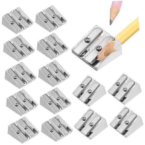 LOPUNER 20 Stück Bleistiftspitzer aus Aluminiumlegierung Bleistiftspitzer für das Klassenzimmer manueller Bleistiftspitzer Anspitzer Werkzeuge zum Anspitzen von Bleistiften LOPUNER 20 Stück Bleistiftspitzer aus Aluminiumlegierung Bleistiftspitzer für das Klassenzimmer manueller Bleistiftspitzer Anspitzer Werkzeuge zum Anspitzen von Bleistiften von LOPUNER