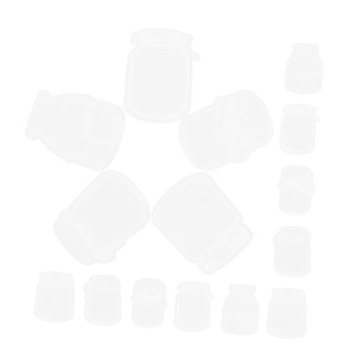 LOPUNER 20 Stück Prägematerialpaket leere Lesezeichen DIY -Lesezeichen gedrückt transparente flasche Transparentes Buchzeichen Lesezeichen getrocknete Blumen Blume Lesezeichen das Haustier von LOPUNER