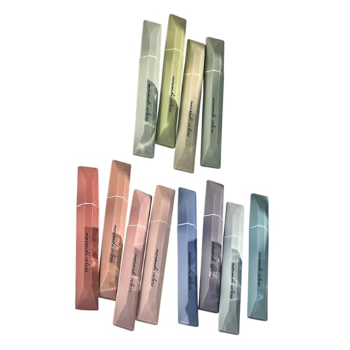 LOPUNER 3 Sätze farbiger Highlighter Stifte Marker Pinselspitze Annotieren fluoreszierender Stift Markierstift beachten flüssige Textmarker farbige Schreibmarker Seitenmarkierungen Plastik von LOPUNER