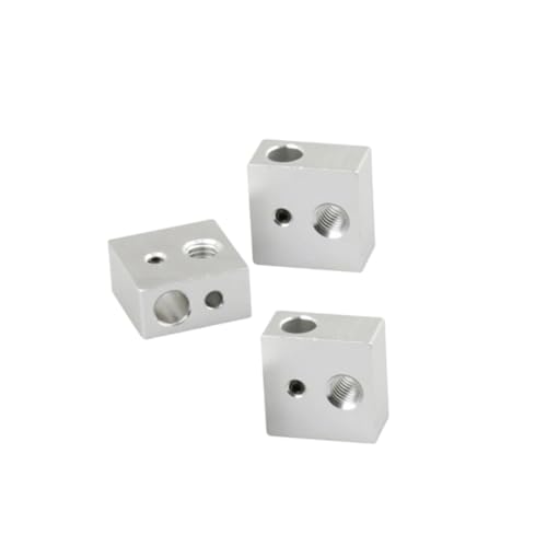 LOPUNER 3Stücke Teiliges Aluminium Heizblock für Hochwertiges für Hot End Heizblock Langlebig Präzise Gefertigt für Effizientes Drucken LOPUNER 3Stücke Teiliges Aluminium Heizblock für Hochwertiges für Hot End Heizblock Langlebig Präzise Gefertigt für Effizientes Drucken von LOPUNER