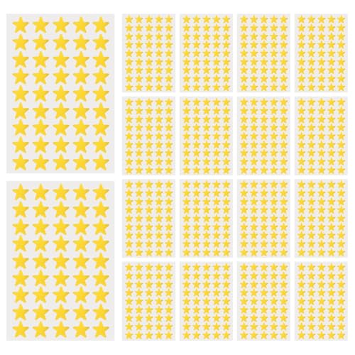 LOPUNER 60 Blatt Goldene Sternaufkleber Leicht Abziehbar Kleine Selbstklebende Glänzende Metallische Sterne Etiketten Für Schüler Belohnungen Lehrerbedarf Schule Büro Heimdekoration von LOPUNER
