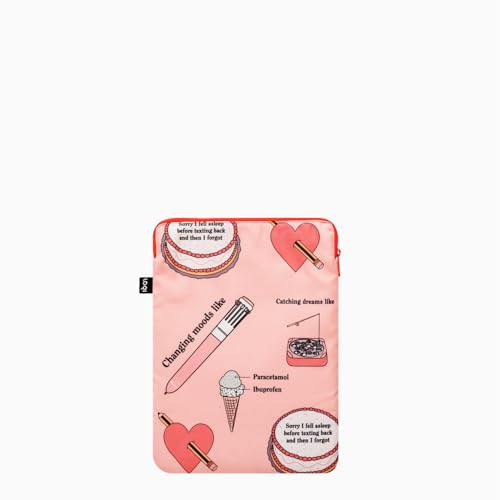 LOQI Laptop Cover Giulia HARTZ Pattern Recycled von LOQI