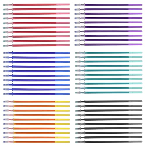 60 Stück Bunte Radierbare Ersatzminen, Ersatzminen Radierbar 0,35 mm für Radierbarer Kugelschreiber Radierbar Ersatzminen Radierbarer Ersatzminen Radierbare Refill für Kinder Büro Schule Studenten 60 Stück Bunte Radierbare Ersatzminen, Ersatzminen Radierbar 0,35 mm für Radierbarer Kugelschreiber Radierbar Ersatzminen Radierbarer Ersatzminen Radierbare Refill für Kinder Büro Schule Studenten von LOREC