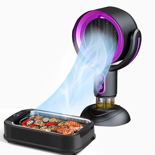 Tragbare Abzugshaube, Mini-Dunstabzugshaube und Luftreiniger 2-in-1, Mini-Abzugshaube Starke Saugkraft Desktop-Dunstabzugshaube 2 -Gang-Abluftventilator für BBQ Camping Wohnmobil Tragbare Abzugshaube, Mini-Dunstabzugshaube und Luftreiniger 2-in-1, Mini-Abzugshaube Starke Saugkraft Desktop-Dunstabzugshaube 2 -Gang-Abluftventilator für BBQ Camping Wohnmobil von LORESJOY