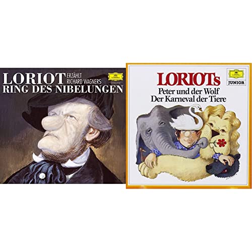 Loriot erzählt Richard Wagners %22Ring des Nibelungen%22 & Loriots Peter und der Wolf / Karneval der Tiere von LORIOT/KARAJAN,HERBERT VON/BP