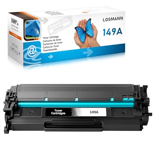LOSMANN 149A Toner Mit Chip Kompatibel für HP 149A W1490A für HP Laserjet Pro 4102fdw 4002dn 4102dw 4102fdn 4002d 4002dw 149X W1490X (1 Schwarz ) von LOSMANN