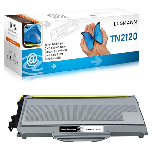 LOSMANN 1x Toner kompatibel als Ersatz für Brother TN-2120 TN2120 für Brother DCP-7030 DCP-7040 DCP-7045N HL-2140 HL-2150N HL-2170 HL-2170W MFC-7320 MFC-7340 MFC-7440N MFC-7840W von LOSMANN