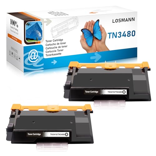 LOSMANN 2X Toner Kompatible für Brother TN-3480 TN-3430 TN3480 TN3430 HL-L5000D HL-L5100DN HL-L5200DW HL-L6400DW HL-L5200DWT MFC-L5750DW MFC-L5700DW MFC-L5800DW MFC-L5850DW MFC-L6900DW LOSMANN 2X Toner Kompatible für Brother TN-3480 TN-3430 TN3480 TN3430 HL-L5000D HL-L5100DN HL-L5200DW HL-L6400DW HL-L5200DWT MFC-L5750DW MFC-L5700DW MFC-L5800DW MFC-L5850DW MFC-L6900DW von LOSMANN