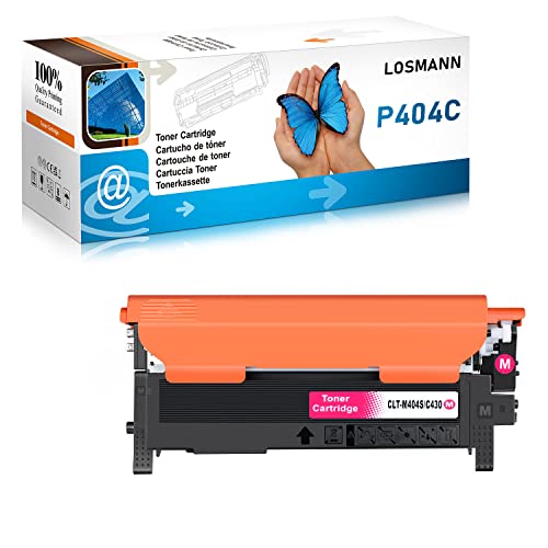 LOSMANN Toner Kompatibel für Samsung P404 CLT-P404C 404S CLT-K404S CLT-C404S CLT-M404S CLT-Y404S für Xpress SL-C430W C480FW C480W C480 C430 C480FN C433 (1x Magenta) von LOSMANN