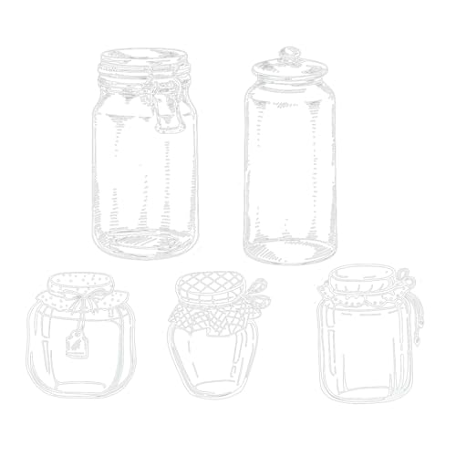 LOSVIP # 20 Stück große Lesezeichen, Blumenseiten-Clips, Lesezeichen, handgefertigt, DIY, transparente Blumenseite, Glasflasche, Wunschflaschen-Aufkleber (G, One Size) von LOSVIP