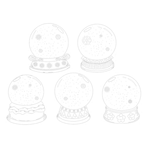 LOSVIP # 20 Stück große Lesezeichen, Blumenseiten-Clips, Lesezeichen, handgefertigt, DIY, transparente Blumenseite, Glasflasche, Wunschflaschen-Aufkleber (J, One Size) von LOSVIP