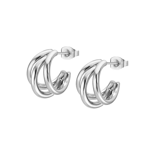 LOTUS STYLE Edelstahl Hänger Ohrringe LS2423-4/1 Urban Woman, 316L, Silber, Ohne Edelstein, 2 Stück, 9 Gramm LOTUS STYLE Edelstahl Hänger Ohrringe LS2423-4/1 Urban Woman, 316L, Silber, Ohne Edelstein, 2 Stück, 9 Gramm von LOTUS