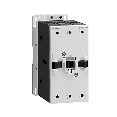 Dreipoliger Schalter, 95 A, AC3, mit Spule 230 V AC, 7,5 x 14,4 x 17,3 cm, Weiß und Schwarz (Referenz: BF9500A230) von LOVATO