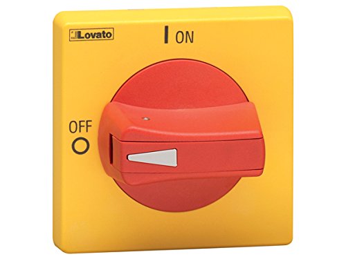 Lovato Electric GAX64 Türklinke, Vorhängeschloss, rot/gelb, drehbar, für GaA, Ga063 Sa, und GaD. Ringbefestigung, vorstehender Wahlschalter mit Entriegelung Lovato Electric GAX64 Türklinke, Vorhängeschloss, rot/gelb, drehbar, für GaA, Ga063 Sa, und GaD. Ringbefestigung, vorstehender Wahlschalter mit Entriegelung von LOVATO