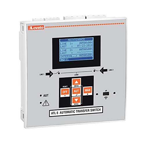 Netzwerk-Switch, 2 Zeilen optischer Port 100-240VAC 144 x 144, 14,4 x 5,2 x 18,5 cm, weiß (Referenz: ATL600) von LOVATO