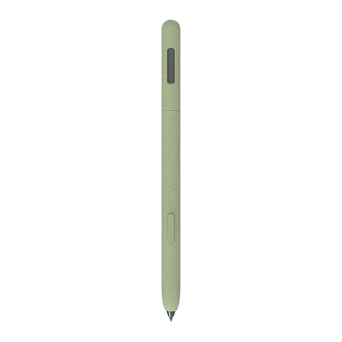 LOVE MEI Schutzhülle für Samsung Galaxy Tab S7/S7 FE/S8/S 8Ultra/S9/S9+/S9 Ultra S Stifthülle, rutschfest, glatter Griff, Ledertextur, Silikonhülle, Schutzhülle für S8/S8+/S9 Ultra S Pen (grün) von LOVE MEI