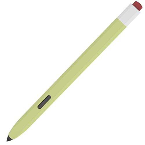 LOVE MEI Galaxy Tab S6 Lite Pen Sleeve Case, Classic Retro Design Silicone Sleeve Protective Skin Cover Case Non-Slip Smooth Grip Compatible with Samsung Galaxy Tab S6 Lite S Pen (Green) von LOVE MEI