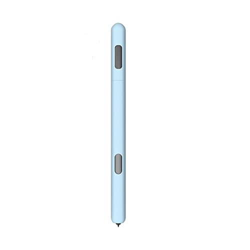 LOVE MEI Galaxy Tab S6 Lite Stifthülle, Silikonhülle Schutzhülle Skin Cover Case Rutschfester glatter Griff Kompatibel mit Samsung Galaxy Tab S6 Lite S Pen (Blau) von LOVE MEI