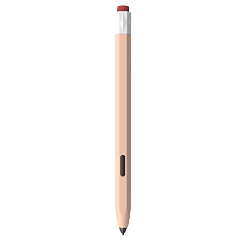 LOVE MEI Galaxy Tab S6 Lite Stifthülle, klassisches Retro-Design, Silikonhülle, Schutzhülle, rutschfest, glatter Griff, kompatibel mit Samsung Galaxy Tab S6 Lite S Pen (Rosa) von LOVE MEI