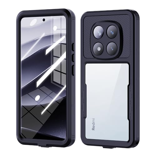 LOVE MEI Kompatibel mit Xiaomi Redmi Note 14 Pro Wasserdichte Hülle, Outdoor Sport IP68 Wasserdicht Staubdicht Schneefest Unterwasser Ganzkörper Hülle mit Displayschutzfolie Stoßfest Hülle (Schwarz) LOVE MEI Kompatibel mit Xiaomi Redmi Note 14 Pro Wasserdichte Hülle, Outdoor Sport IP68 Wasserdicht Staubdicht Schneefest Unterwasser Ganzkörper Hülle mit Displayschutzfolie Stoßfest Hülle (Schwarz) von LOVE MEI