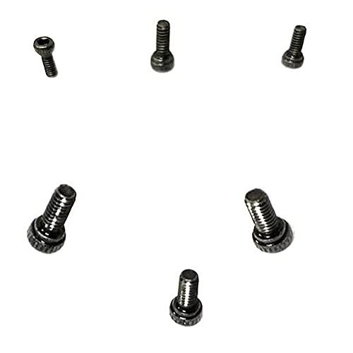LOVE MEI Schrauben-Ersatz-Set (1 Schraube, Flachkopf, Hartglas, Schlitz) von LOVE MEI